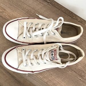Old school low top Converse. 8